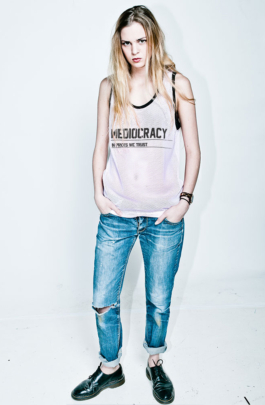 spring summer 2016 collection by LICK MY LEGS, model @camille lemaitre, photo @matthieu Lapierre 