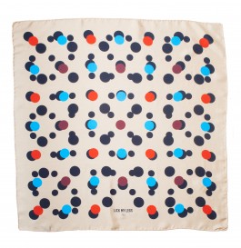 multicolor silk scarf by Lick my legs Paris 