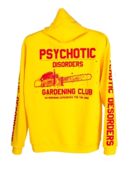 Yellow hoodie, redrum 