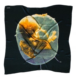 printed silk scarf by lick my legs. foulard 