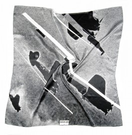 printed silk scarf by lick my legs. foulard 