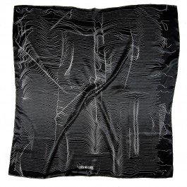 printed silk scarf by lick my legs. foulard 