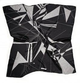 printed silk scarf by lick my legs. foulard 
