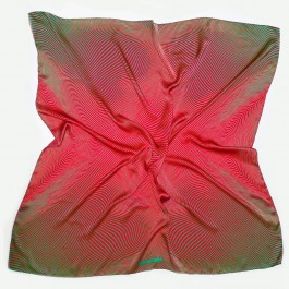 printed silk scarf by lick my legs. foulard 