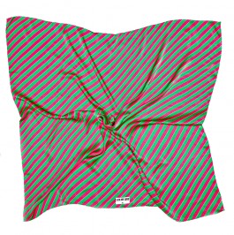 printed silk scarf by lick my legs. foulard 