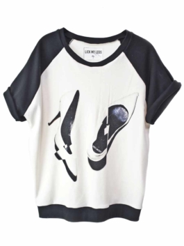 sweat sans manches bicolore. Lick my legs 