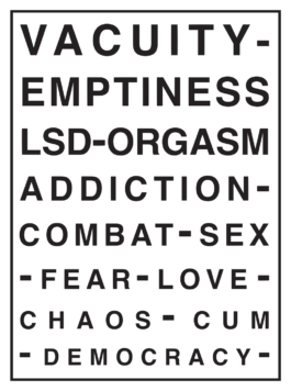 Art direction. Vision test 