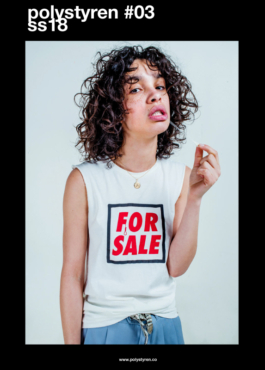 Art direction. Promotional publication for Polystyren spring/summer 18 collection launching. 