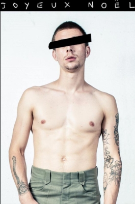 Art direction. Christmas flyer. Happy Christmas. 