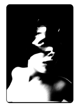 Art direction. Graphic design. Lickmylegs flyer. Catwoman portrait. Black and white screen printing. 