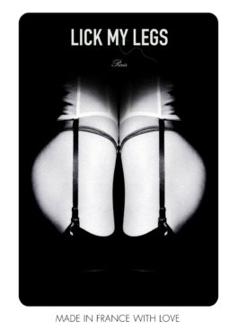 lick my legs graphic design by aleus freud 