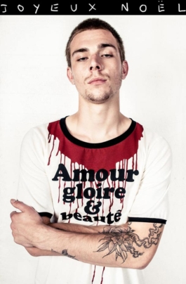 Art direction. Christmas flyer. Happy Christmas. 